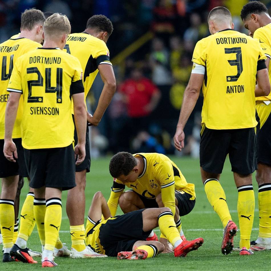 Womöglich schwer am Knie verletzt: „Sieg teuer bezahlt“ – Dortmund leidet mit Konstantelias