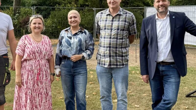 Baustart in Amern: „Luna-Lounge“ ersetzt alte Schutzhütte im Luna-Park
