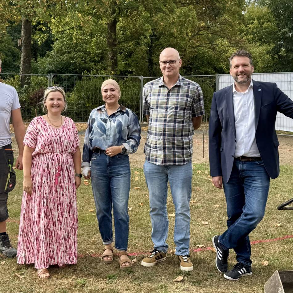Baustart in Amern: „Luna-Lounge“ ersetzt alte Schutzhütte im Luna-Park
