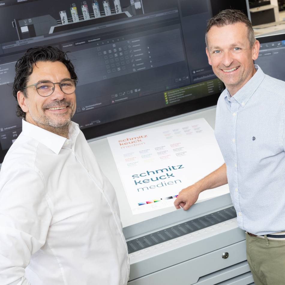 Fusion am Niederrhein: Schmitz und Keuck bilden neue Druckerei-Größe in Brüggen