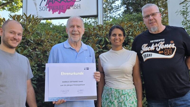 50 Jahre Markus Software GmbH in Hückeswagen: Knapp vorbei am E-Commerce-Ruhm