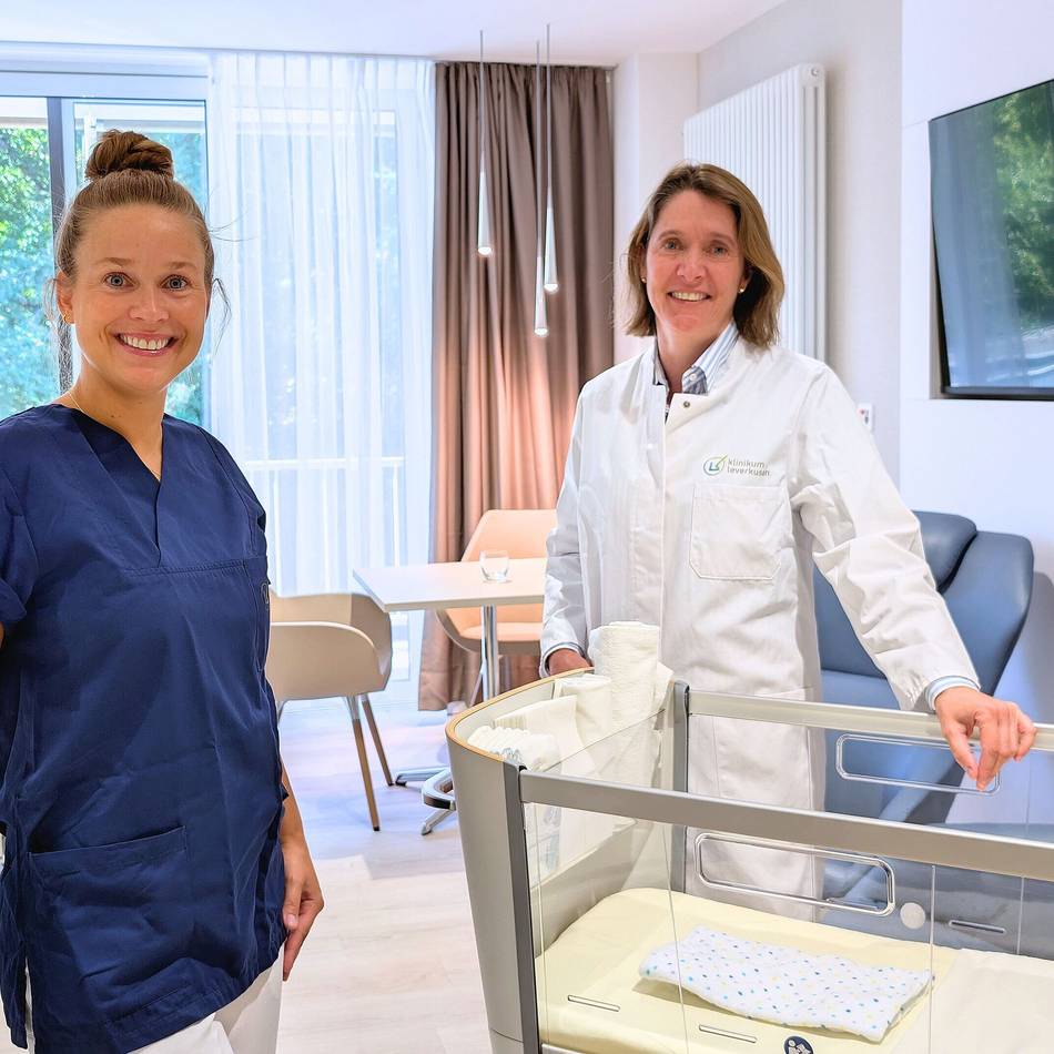 Geburtshilfe in Leverkusen: Neue Wochenbettstation im Klinikum setzt auf Ruhe und Nähe