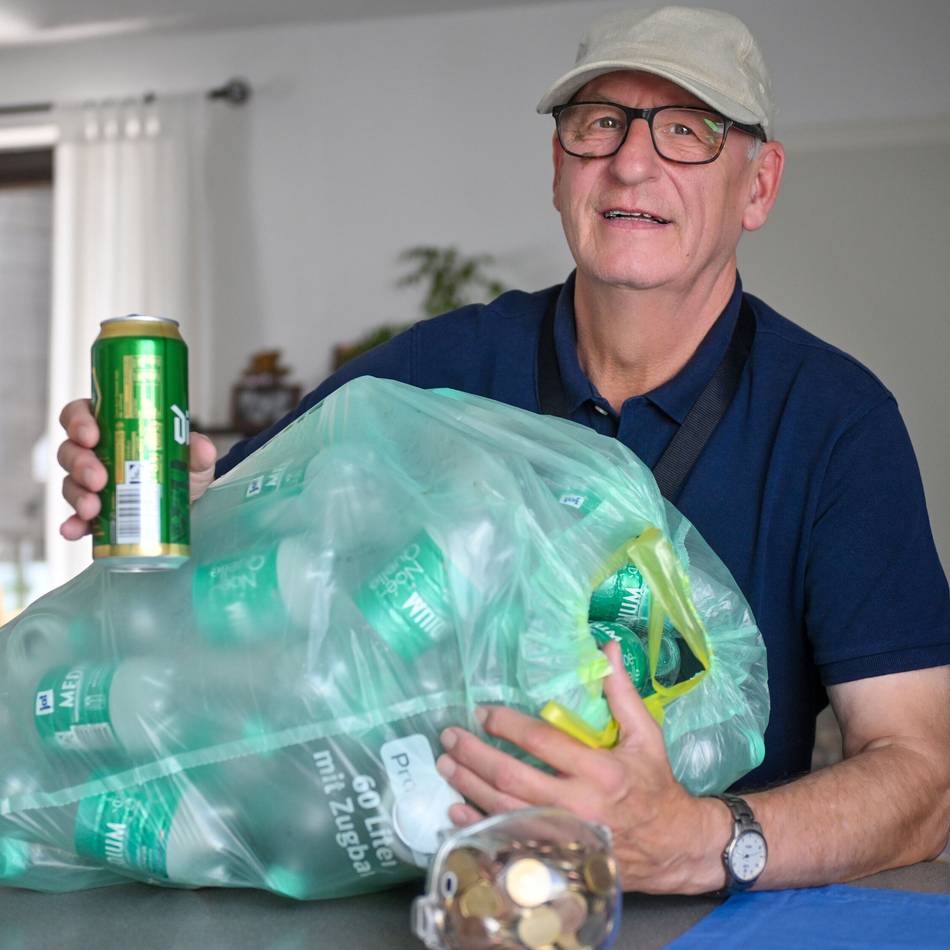Hilfe für Willicher Projekte: Pfandsammler aus Willich verabschiedet sich