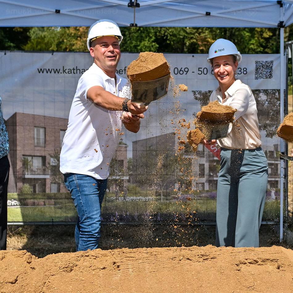 Wohnquartier in Willich: Baustart für die Katharinenhöfe