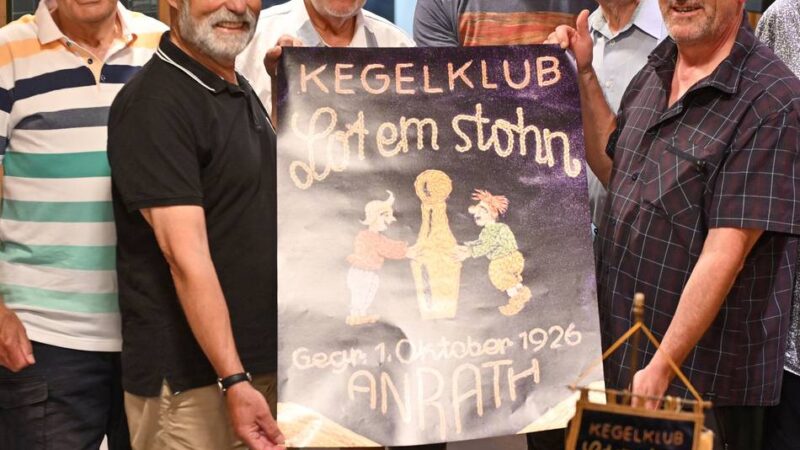 Ältester Kegelclub in Anrath wird 100 Jahre alt: „Kegeln verbindet über Generationen hinweg“