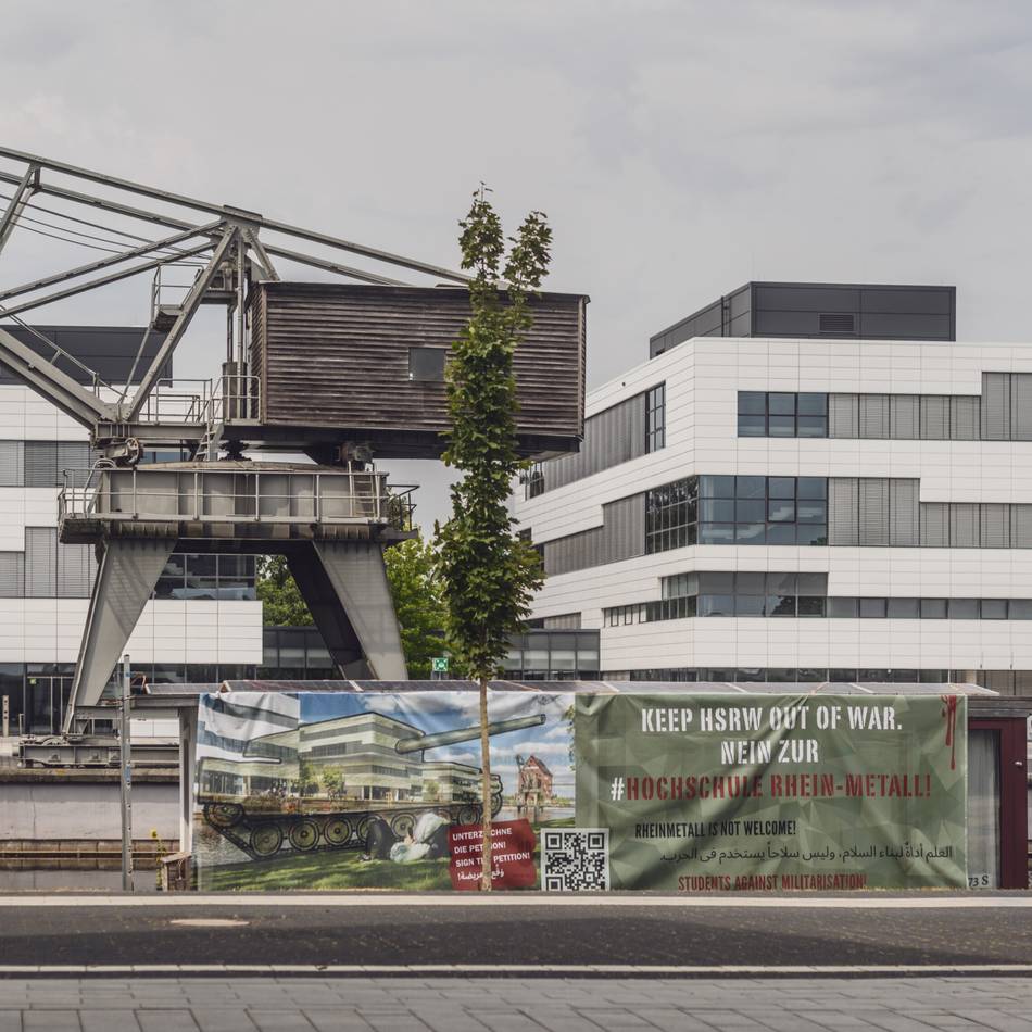 „Hochschule ist keine Waffenschmiede“: Streit am Campus Kleve – „es gibt kein Angebot von Rheinmetall“