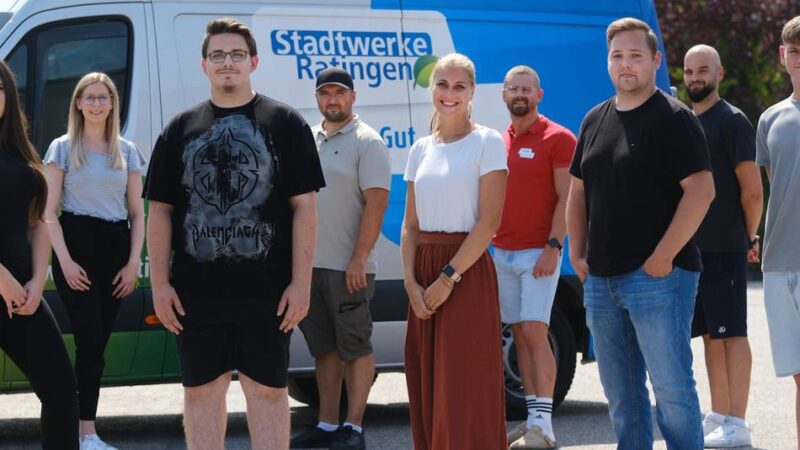 Stadtwerke Ratingen: Stadtwerke begrüßen fünf neue Azubis