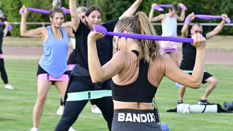 Sport im Park in Mönchengladbach : Frauen lieben das Brüllen beim Bandixx-Sportprogramm