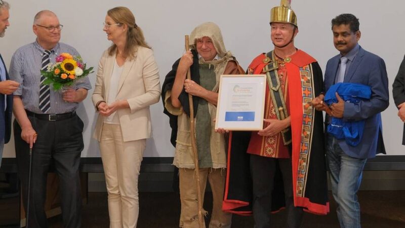 Vorster bei Urkunden-Verleihung in Schwerin dabei: Martinstradition jetzt offiziell Immaterielles Kulturerbe