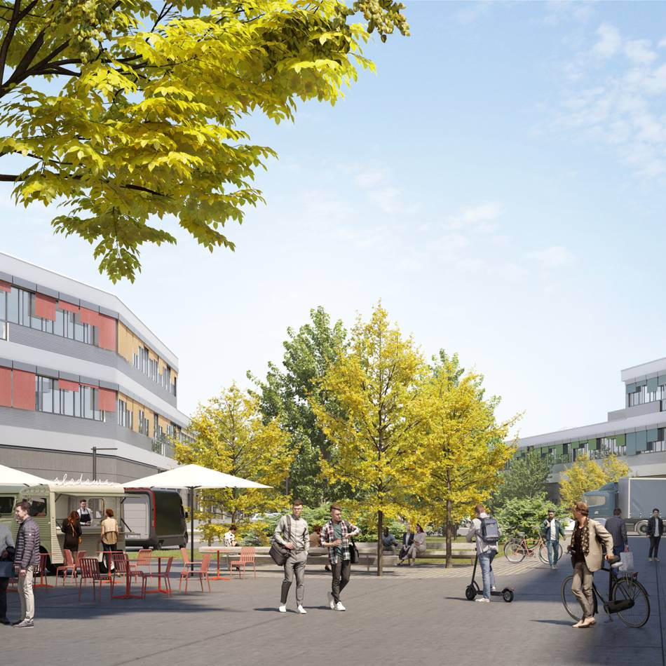 Nähe Reisholzer Hafen: Erste Mieter für revitalisiertes Postgebäude in Holthausen