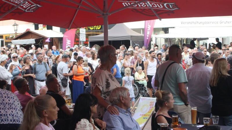 Mediterrane Nacht auf dem Dülkener Marktplatz: Ein Abend, der nach Italien riecht