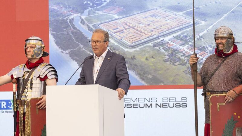 Fünf Jahre Weltkulturerbe in Neuss gefeiert: Neues Spiel bringt den Limes ins Reisegepäck