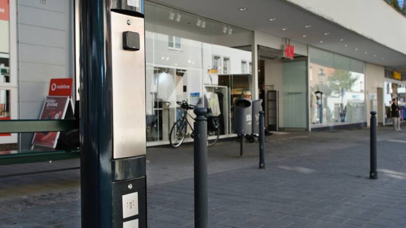 Ratinger Innenstadt: Polleranlage geht wieder in Betrieb