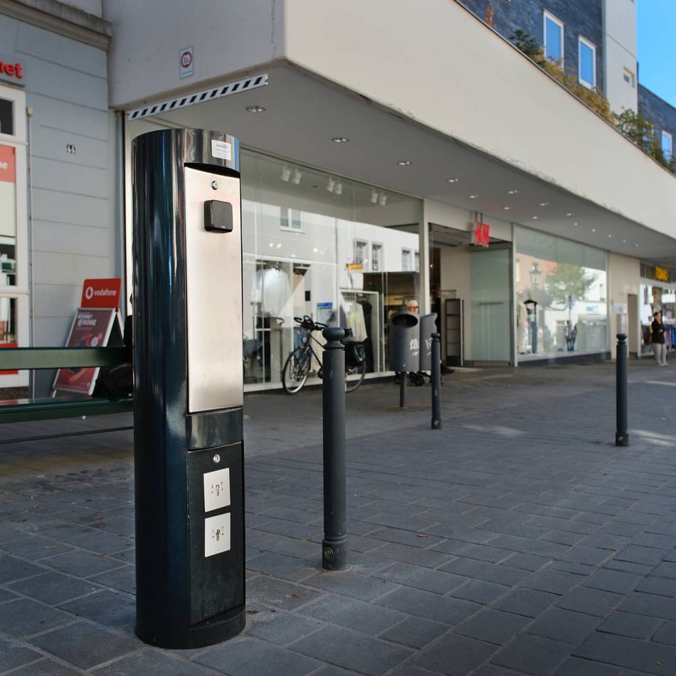 Ratinger Innenstadt: Polleranlage geht wieder in Betrieb