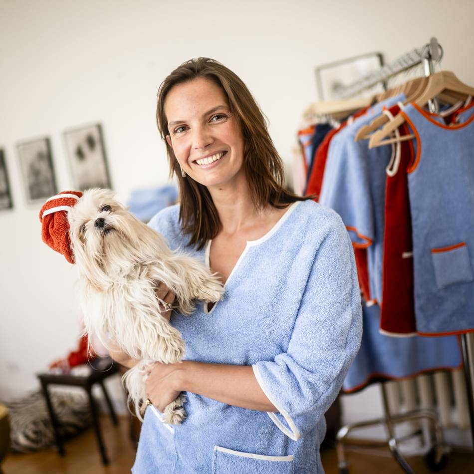 Mode aus Düsseldorf: Label macht Frottee zum Stoff für Sommermode