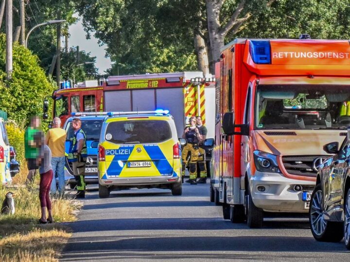 Am Sanger Weg in Straelen: Polizeieinsatz in Obdachlosenunterkunft in Straelen