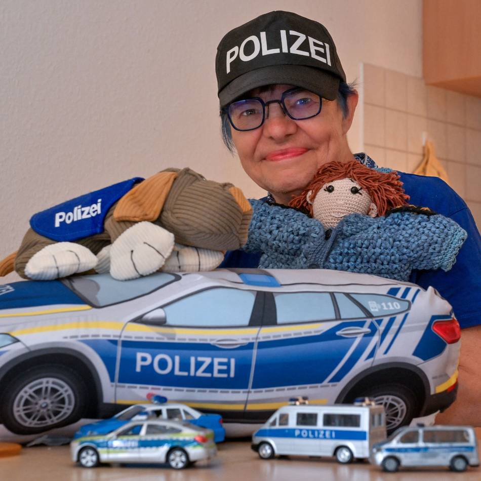 Susan Walsh-Nass schätzt die Arbeit der Beamten: Der größte Fan der Polizei kommt aus Kevelaer