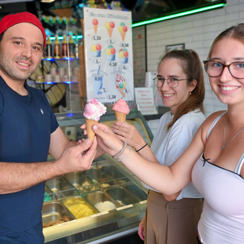 Zu Besuch bei „Gianni Gelato“: Warum die Eisdielen in Issum und Sevelen mitten im Sommer schließen