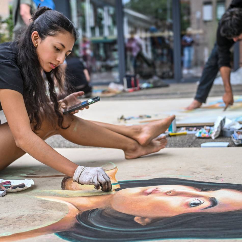 Straßenkunst-Festival: 300 Künstler verwandeln Geldern in eine Galerie