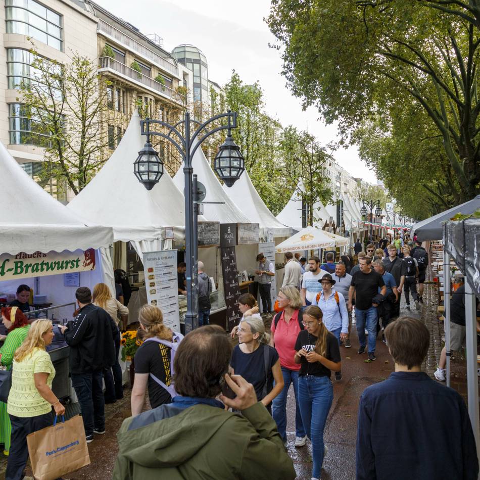 Vom 21. bis 23. August in Düsseldorf: 220 Aussteller, 30 lokale Gastronomien – das bietet das Gourmet-Festival
