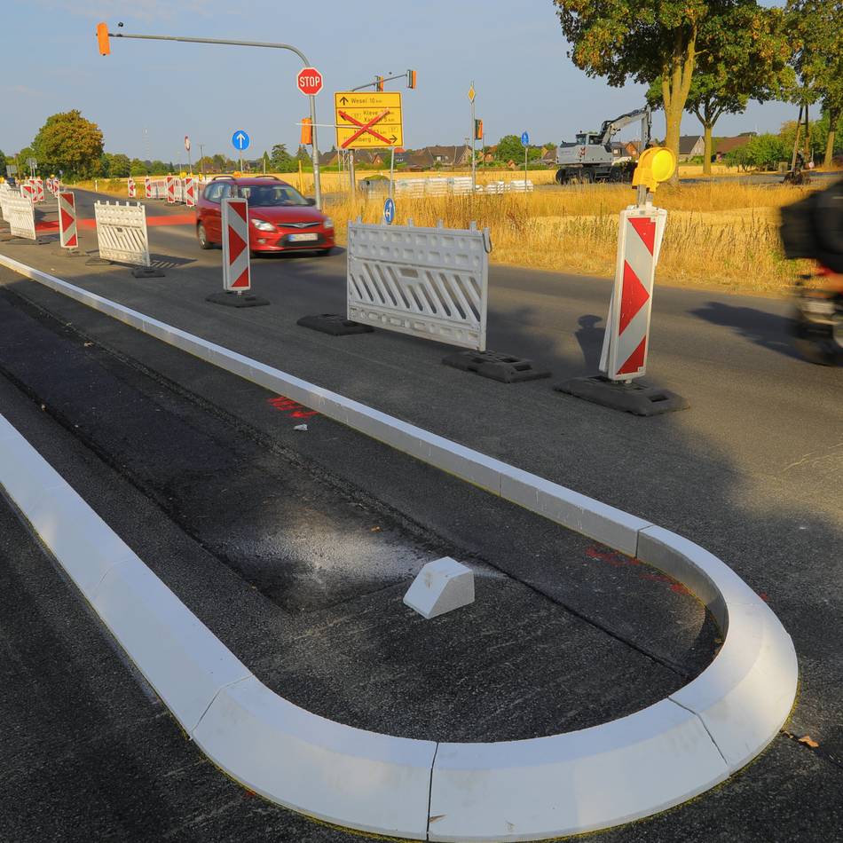 Arbeiten zwischen Xanten und Alpen: B57-Baustelle zieht weiter – Betriebe bleiben erreichbar
