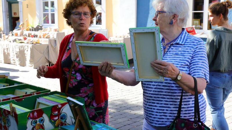 Kunstfest in Xanten: Ein Hauch Montmartre auf der Klever Straße