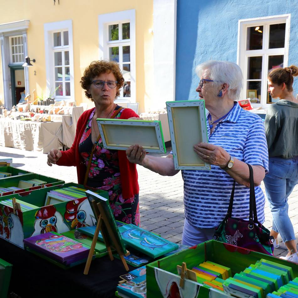 Kunstfest in Xanten: Ein Hauch Montmartre auf der Klever Straße