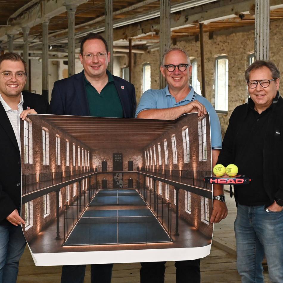 Wupperorte in Radevormwald: Stadt plant Padel-Anlage im Wülfinggebäude