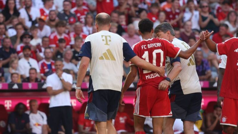 Im Testspiel ausgewechselt: Musiala sorgt für Schreckmoment – Bayern gewinnt bei Saibari-Debüt gegen Leipzig