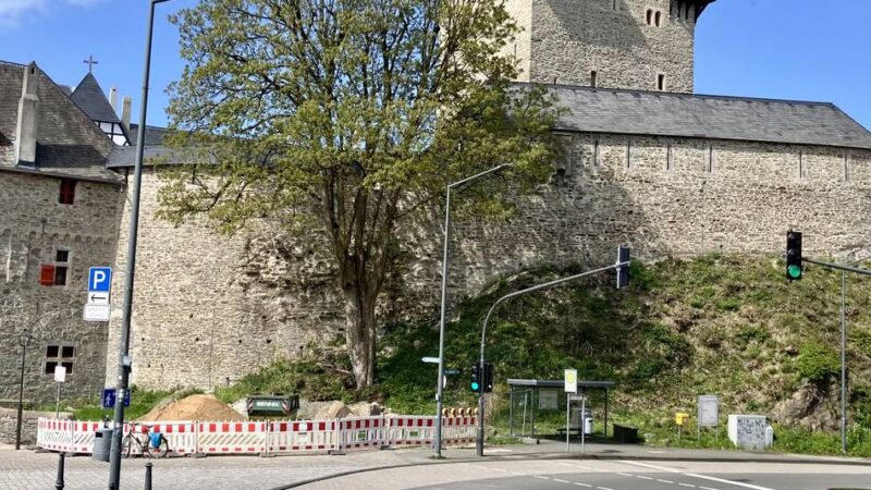 Situation rund um Schloss Burg: Wo der Bus (noch) keine Alternative ist