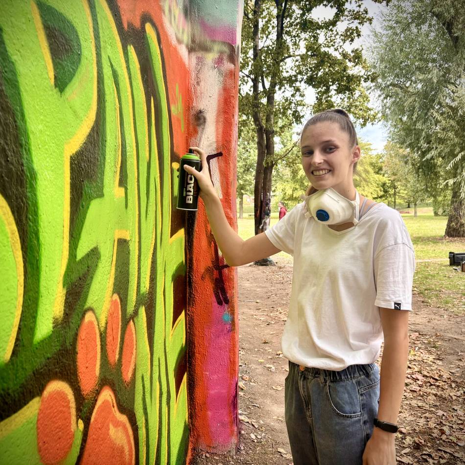 Studium in Düsseldorf : Vom Aquarell zur Sprühdose im Sonnenpark
