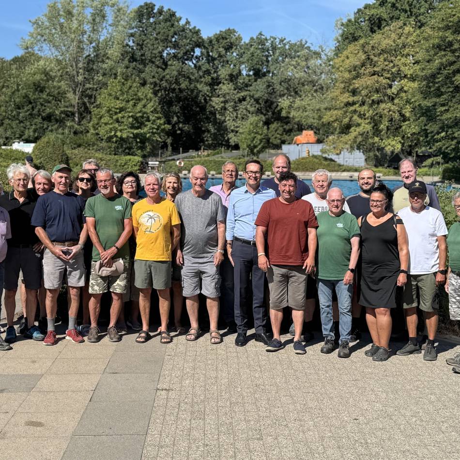 Waldfreibad Walbeck: Bürgermeister lobt den Einsatz der Grünen Gruppe