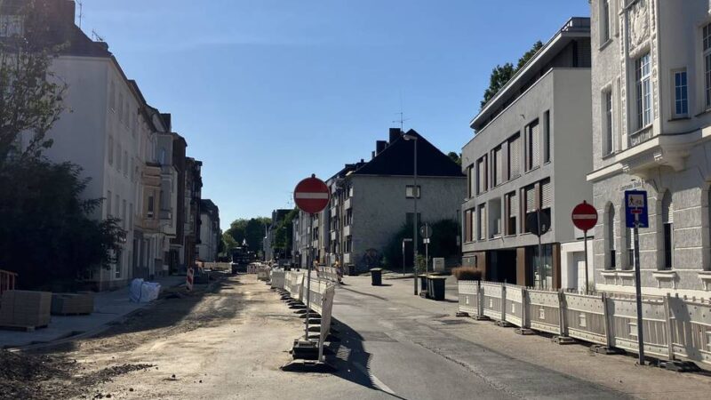 Baustelle in Mönchengladbach: Teil der Lüpertzender Straße wird voll gesperrt