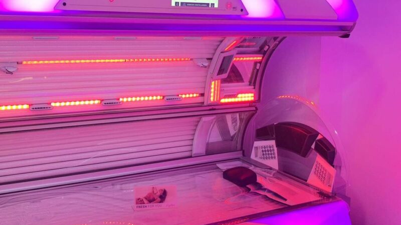 Hitze in Krefeld: Ins Sonnenstudio bei 30 Grad – zur Abkühlung?