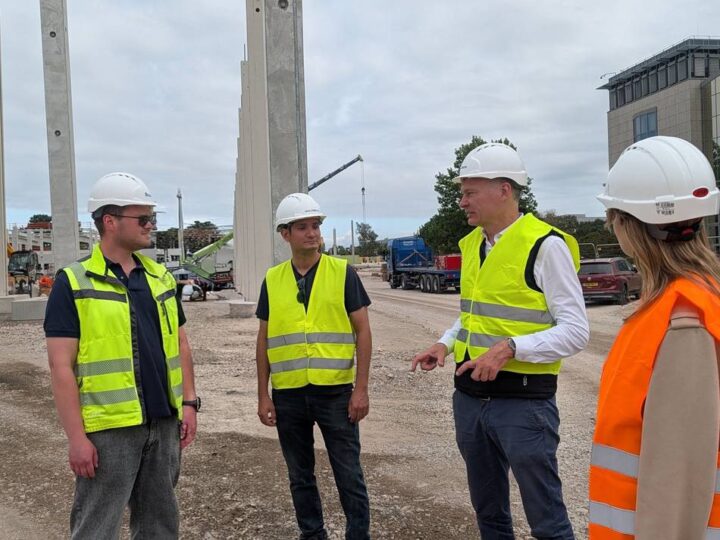 Auf ehemaligem 3M-Areal in Neuss: Baustelle für City Dock schreitet planmäßig voran
