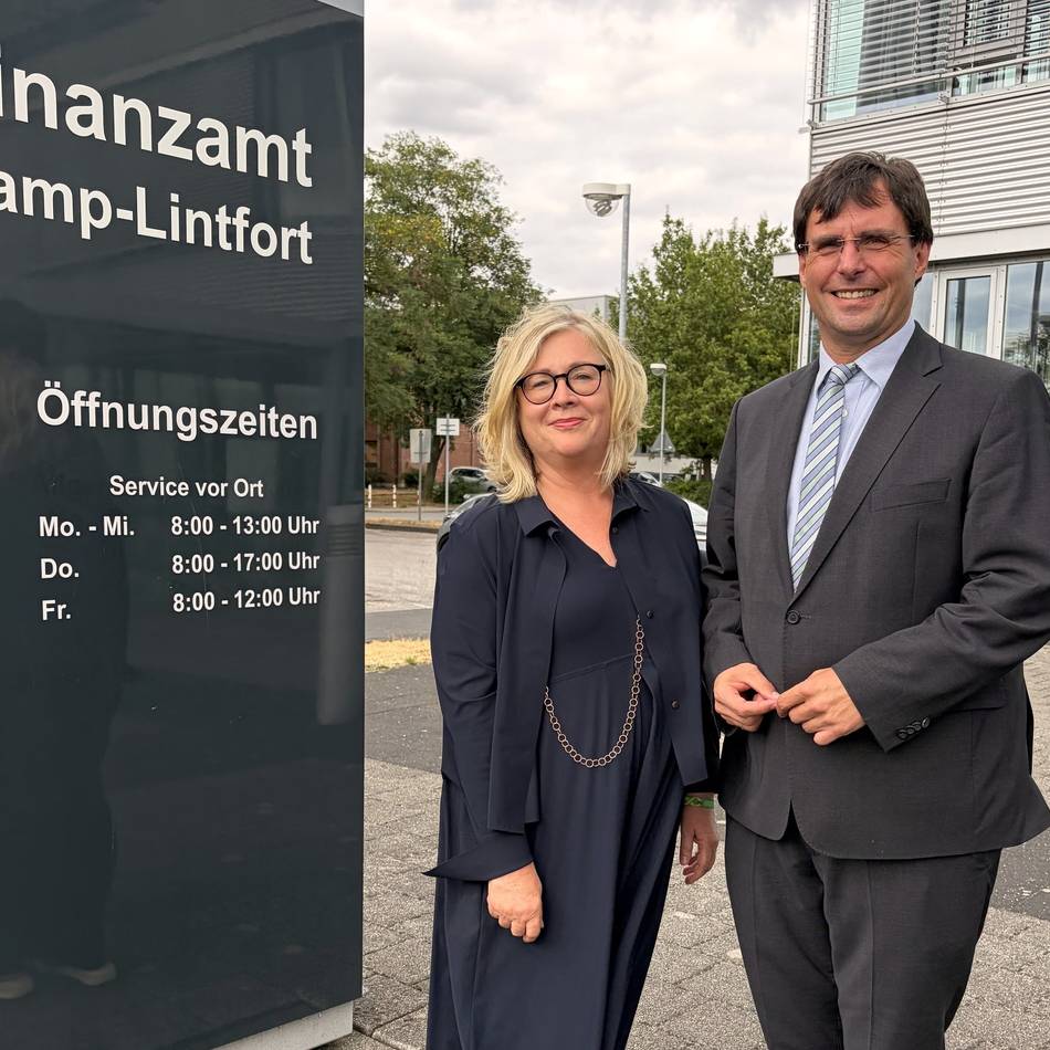 Finanzamt Kamp-Lintfort: Ehrenamtler bekommen direkten Draht ins Finanzamt