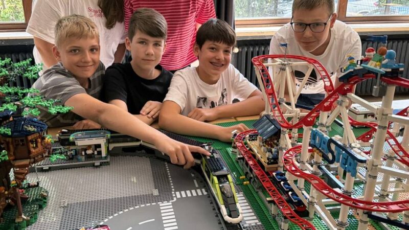 Ferienprogramm in Xanten: Kinder bauen eine ganze Stadt aus Bausteinen
