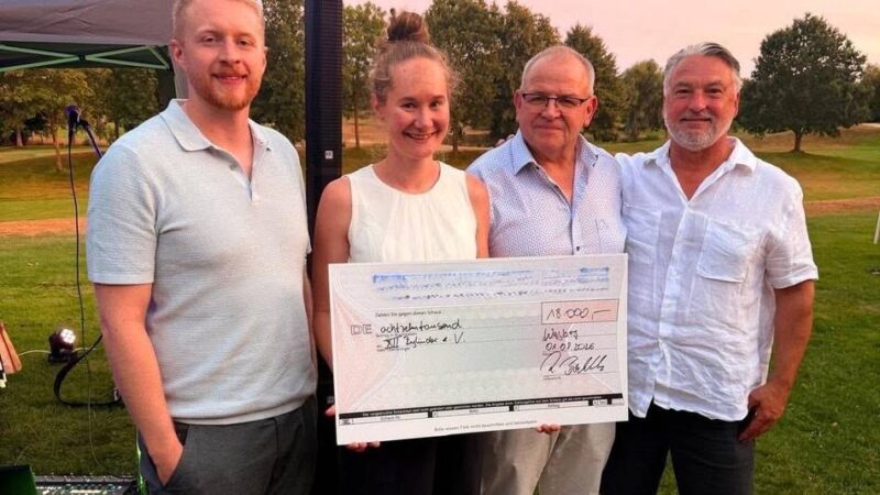 Charity-Turnier in Wildenrath bringt Rekordsumme: 20.000 Euro für die Sporttherapie krebskranker Kinder