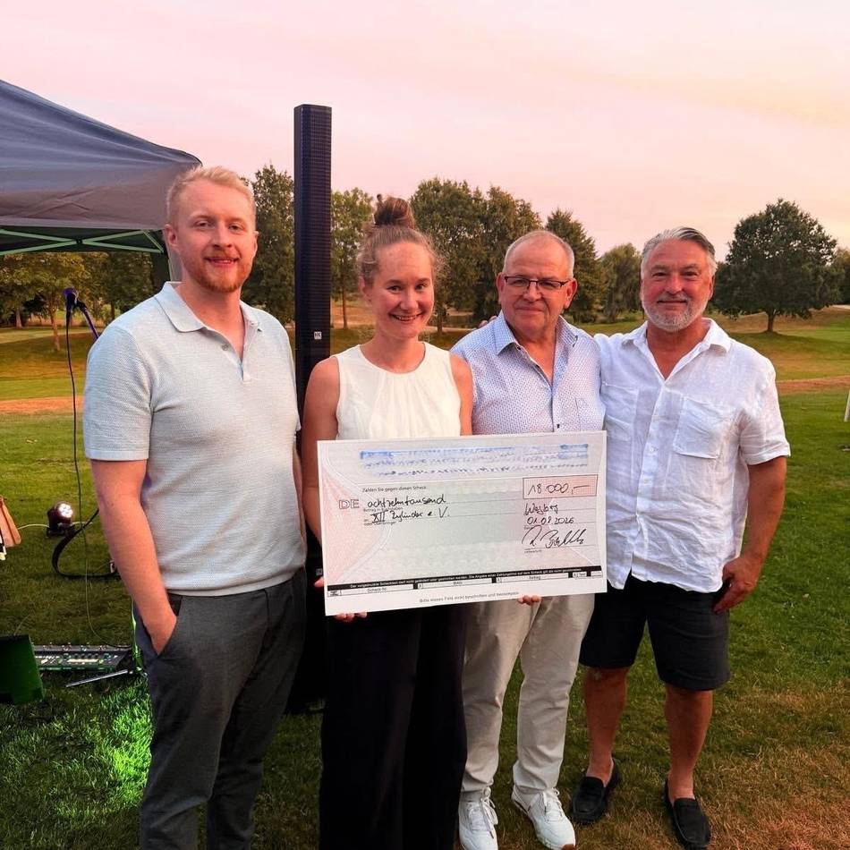 Charity-Turnier in Wildenrath bringt Rekordsumme: 20.000 Euro für die Sporttherapie krebskranker Kinder