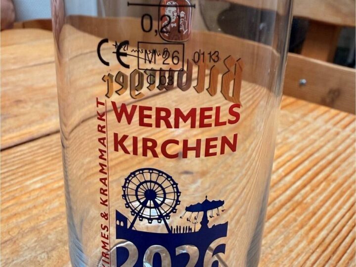 Herbstkirmes Wermelskirchen: Freibier zur Kirmes: 300 Pils-Gläser warten auf Sammler