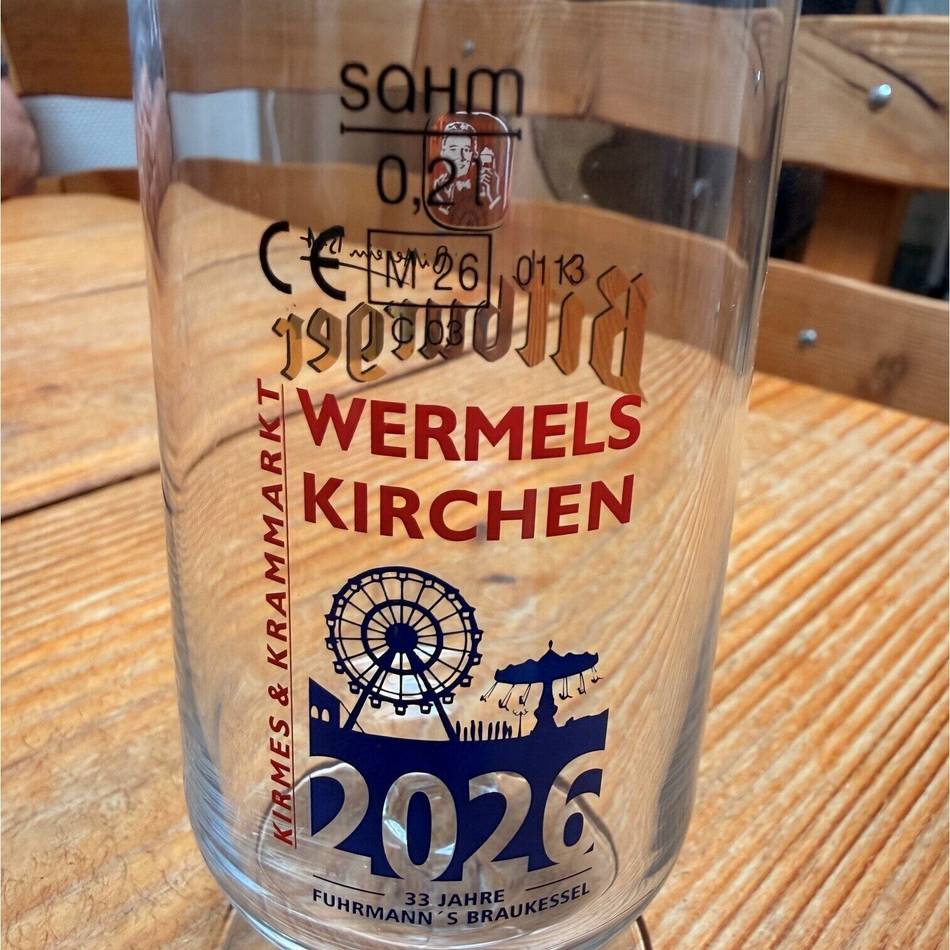 Herbstkirmes Wermelskirchen: Freibier zur Kirmes: 300 Pils-Gläser warten auf Sammler