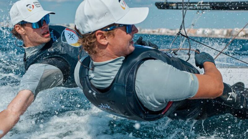 In der 49er-Bootsklasse: Haaner Simon Heindl segelt Richtung Olympia 2028
