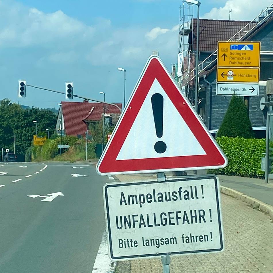 Kreuzung in Radevormwald: Defekte Ampel in Herbeck soll bald wieder funktionieren