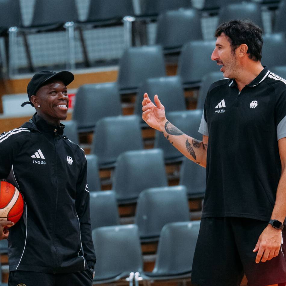 DBB-Auswahl trainiert bei den Giants: Dennis Schröder und Co. machen Halt in Leverkusen