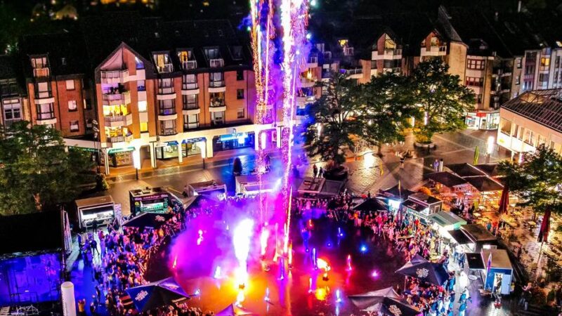 Jubiläum in Langenfeld: Stadtwerke feiern 125 Jahre mit Fontänen-Show