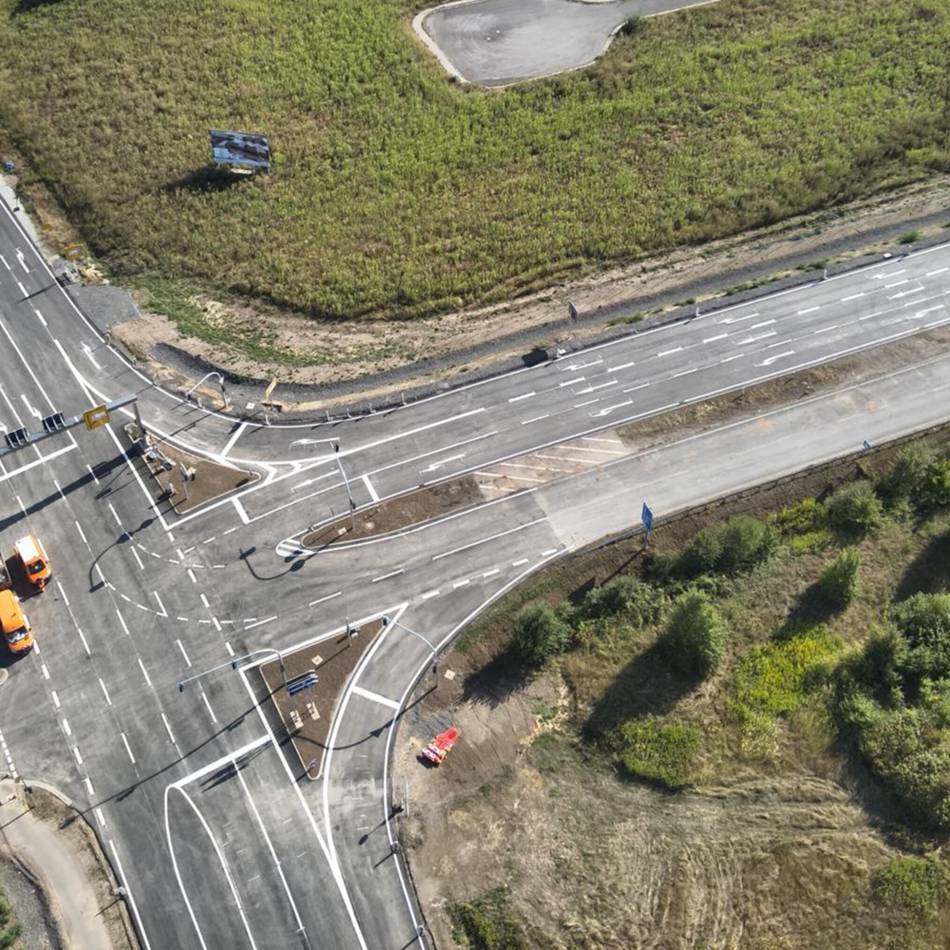 Bauarbeiten in Nettetal: Neue Ampel und breitere Fahrbahn an der Anschlussstelle A 61
