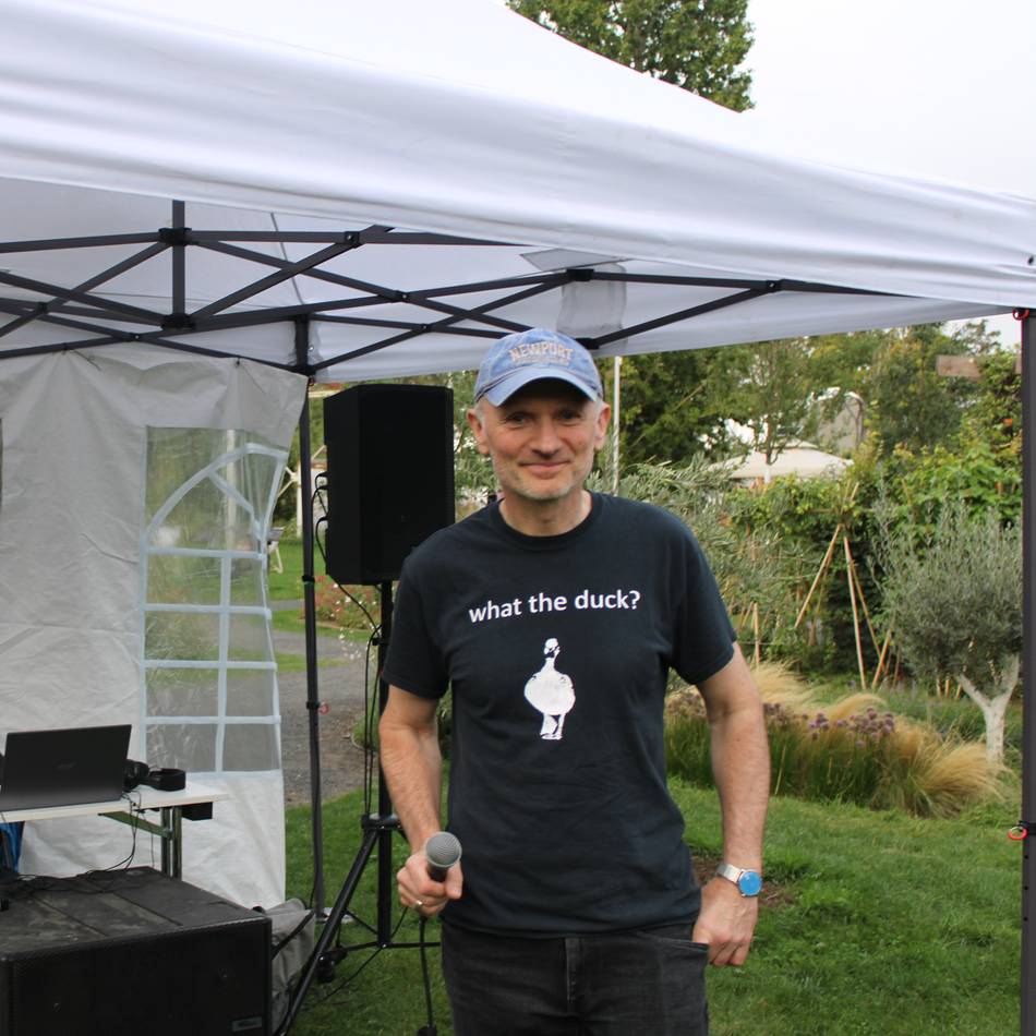 Neusser Umweltdezernent legte auf der Laga als DJ aus: DJ Quack auf der Laga – Ente gut, alles gut